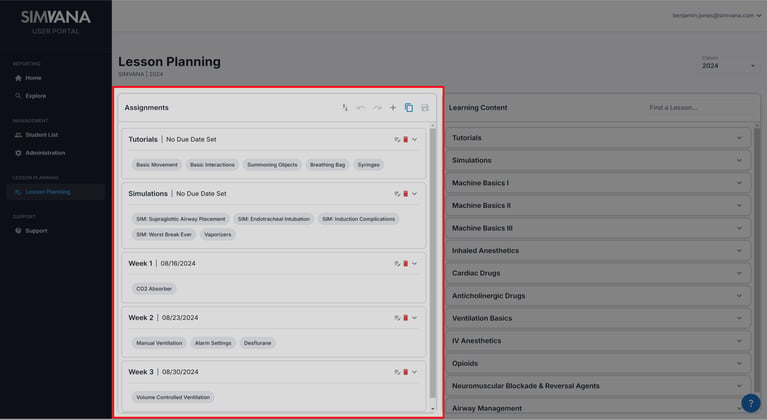 Assignments Panel CTA