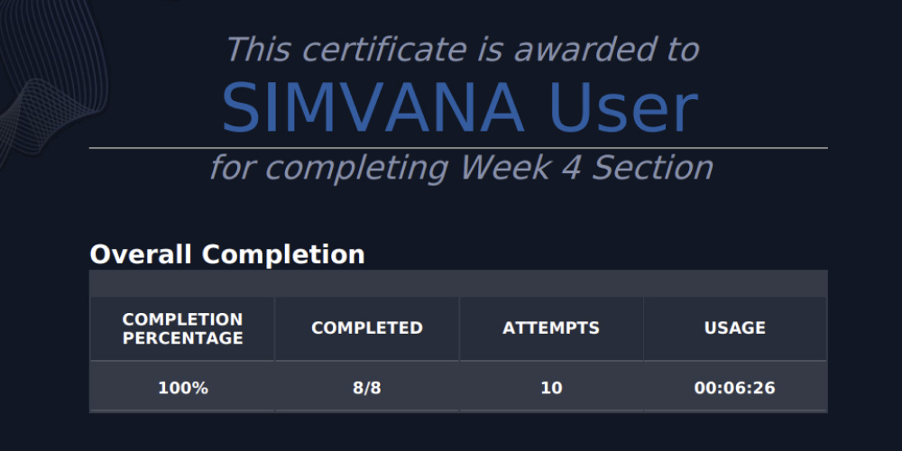 Lesson Plan - Certificate